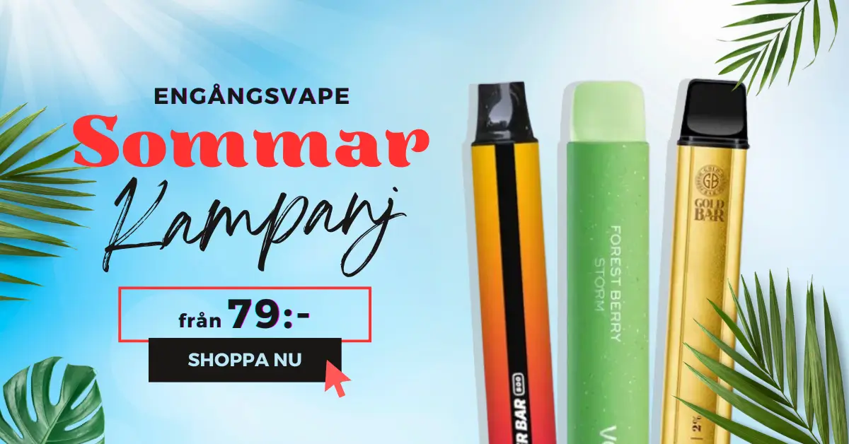 Engångs Vape Sommarkampanj